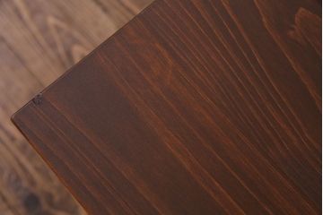 昭和初期　天板ヒノキ材製　木の温かみが漂うリメイクセンターテーブル(ローテーブル、リビングテーブル)(1)