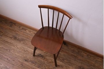 ヴィンテージ家具　北欧ビンテージ　デンマーク　FARSTRUP　スティックバックチェア(スピンドルチェア、ダイニングチェア、イス)(1)