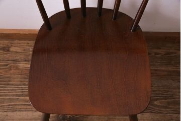 ヴィンテージ家具　北欧ビンテージ　デンマーク　FARSTRUP　スティックバックチェア(スピンドルチェア、ダイニングチェア、イス)(1)