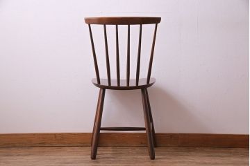 ヴィンテージ家具　北欧ビンテージ　デンマーク　FARSTRUP　スティックバックチェア(スピンドルチェア、ダイニングチェア、イス)(1)