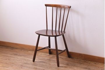 ヴィンテージ家具　北欧ビンテージ　デンマーク　FARSTRUP　スティックバックチェア(スピンドルチェア、ダイニングチェア、イス)(2)