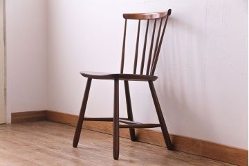 ヴィンテージ家具　北欧ビンテージ　デンマーク　FARSTRUP　スティックバックチェア(スピンドルチェア、ダイニングチェア、イス)(2)