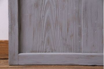 色ガラスの爽やかなカラーが魅力のペイントガラス戸1枚(引き戸、建具)