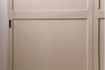ペイント家具　レトロなペイントカラーが魅力の板戸(引き戸、建具)4枚セット