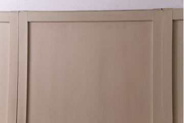 ペイント家具　レトロなペイントカラーが魅力の板戸(引き戸、建具)4枚セット