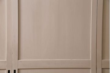 ペイント家具　レトロなペイントカラーが魅力の板戸(引き戸、建具)4枚セット