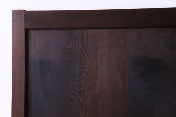 和製アンティーク　落ち着いた雰囲気を醸し出す帯戸(板戸、引き戸、建具)2枚セット
