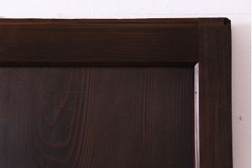 和製アンティーク　落ち着いた雰囲気を醸し出す帯戸(板戸、引き戸、建具)2枚セット