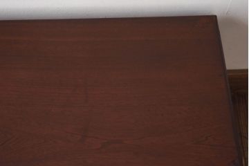 アンティーク家具　大正ロマン　栓材　透かし彫りが和の雰囲気を漂わせる文机(ローテーブル)