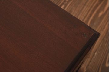 アンティーク家具　大正ロマン　栓材　透かし彫りが和の雰囲気を漂わせる文机(ローテーブル)