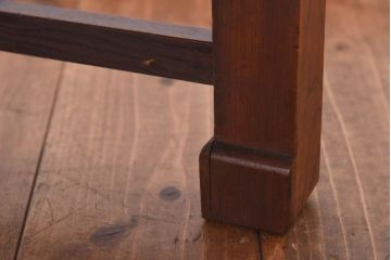 アンティーク家具　大正ロマン　栓材　透かし彫りが和の雰囲気を漂わせる文机(ローテーブル)