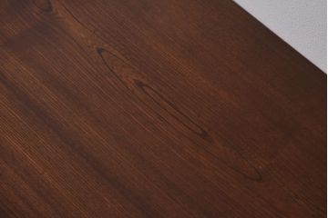 レトロ家具　昭和レトロ　栓材　レトロな模様の象嵌(ぞうがん)入り文机(座卓、ローテーブル、センターテーブル)