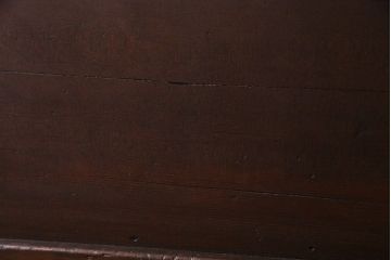 昭和レトロ　横桟が並んだデザインが魅力的な格子戸(ガラス戸、引き戸、建具)2枚セット