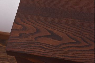 アンティーク家具　和製アンティーク　上手物!　六尺　ケヤキ材の美しい杢目を堪能できるサイドボード(収納箪笥、水屋箪笥)