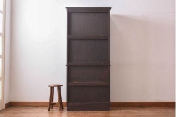 中古　永田良介商店　チルダ彫刻入食器棚(カップボード、キャビネット、収納棚)(定価約60万円)