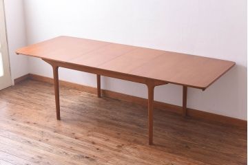 ヴィンテージ家具　北欧ビンテージ　A.H.Mackintosh(マッキントッシュ)エクステンションテーブル(ダイニングテーブル)