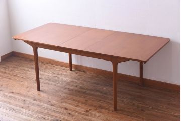 ヴィンテージ家具　北欧ビンテージ　A.H.Mackintosh(マッキントッシュ)エクステンションテーブル(ダイニングテーブル)
