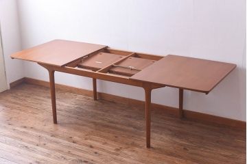 ヴィンテージ家具　北欧ビンテージ　A.H.Mackintosh(マッキントッシュ)エクステンションテーブル(ダイニングテーブル)