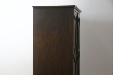 和製ビンテージ　神戸家具　永田良介商店製　小引き出し付きワードローブ(洋服タンス、ヴィンテージ)(定価約83万円)