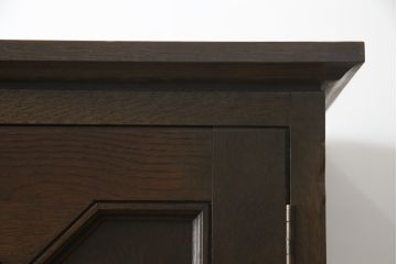 和製ビンテージ　神戸家具　永田良介商店製　小引き出し付きワードローブ(洋服タンス、ヴィンテージ)(定価約83万円)