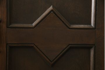 和製ビンテージ　神戸家具　永田良介商店製　小引き出し付きワードローブ(洋服タンス、ヴィンテージ)(定価約83万円)