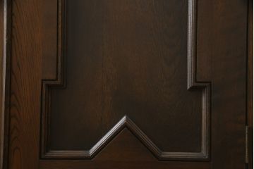 和製ビンテージ　神戸家具　永田良介商店製　小引き出し付きワードローブ(洋服タンス、ヴィンテージ)(定価約83万円)