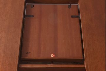 ヴィンテージ家具　北欧ビンテージ　G-PLAN ウォールナット材　シンプルなエクステンションテーブル(ダイニングテーブル、ドローリーフテーブル)