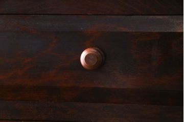 中古　松本民芸家具　D型整理タンス(箪笥、チェスト)(定価約28万円)