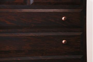 中古　松本民芸家具　D型整理タンス(箪笥、チェスト)(定価約28万円)