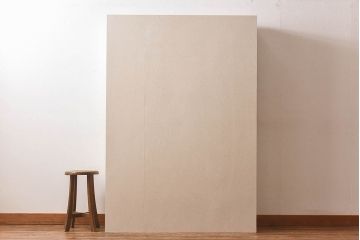 ペイント家具　ラフジュ工房オリジナル　5×4　白いペイントのパタパタマス目棚(戸棚、下駄箱)