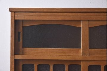 レトロ家具　昭和レトロ　懐かしい雰囲気が漂うカップボード(重ね食器棚、キャビネット、収納棚)