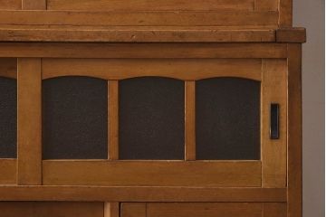 レトロ家具　昭和レトロ　懐かしい雰囲気が漂うカップボード(重ね食器棚、キャビネット、収納棚)