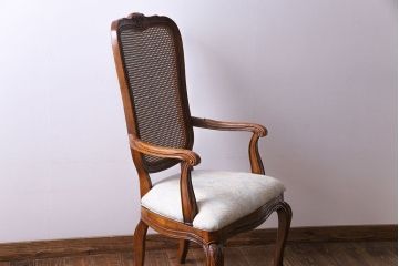 中古　DREXEL HERITAGE(ドレクセルヘリテイジ)　old continent(オールドコンチネント)　アームチェア(椅子、イス)(定価約30万5千円)(1)