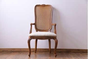 中古　DREXEL HERITAGE(ドレクセルヘリテイジ)　old continent(オールドコンチネント)　アームチェア(椅子、イス)(定価約30万5千円)(2)