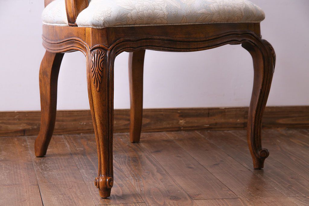 中古　DREXEL HERITAGE(ドレクセルヘリテイジ)　old continent(オールドコンチネント)　アームチェア(椅子、イス)(定価約30万5千円)(3)