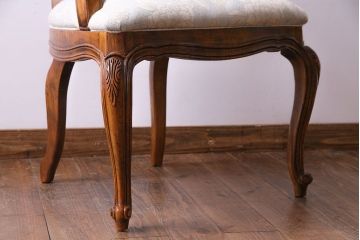 中古　DREXEL HERITAGE(ドレクセルヘリテイジ)　old continent(オールドコンチネント)　アームチェア(椅子、イス)(定価約30万5千円)(3)