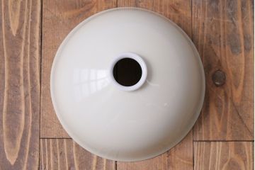 オールドノリタケ・則武(日陶)　柿の図　照らすと透ける模様が魅力の電笠(天井照明、シェード)