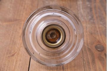 アンティーク雑貨　大正昭和初期　柄入り油壺　レトロな雰囲気満点のオイルランプ(照明)