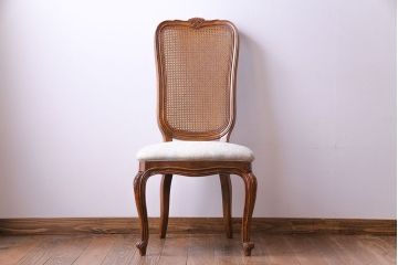 中古　DREXEL HERITAGE(ドレクセルヘリテイジ)　old continent(オールドコンチネント)　サイドチェア(ダイニングチェア、椅子、イス)(定価約26万円)(1)