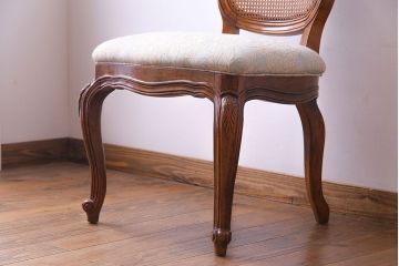中古　DREXEL HERITAGE(ドレクセルヘリテイジ)　old continent(オールドコンチネント)　サイドチェア(ダイニングチェア、椅子、イス)(定価約26万円)(1)