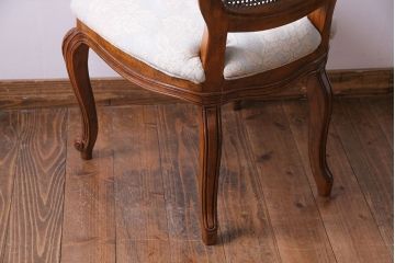 中古　DREXEL HERITAGE(ドレクセルヘリテイジ)　old continent(オールドコンチネント)　サイドチェア(ダイニングチェア、椅子、イス)(定価約26万円)(1)