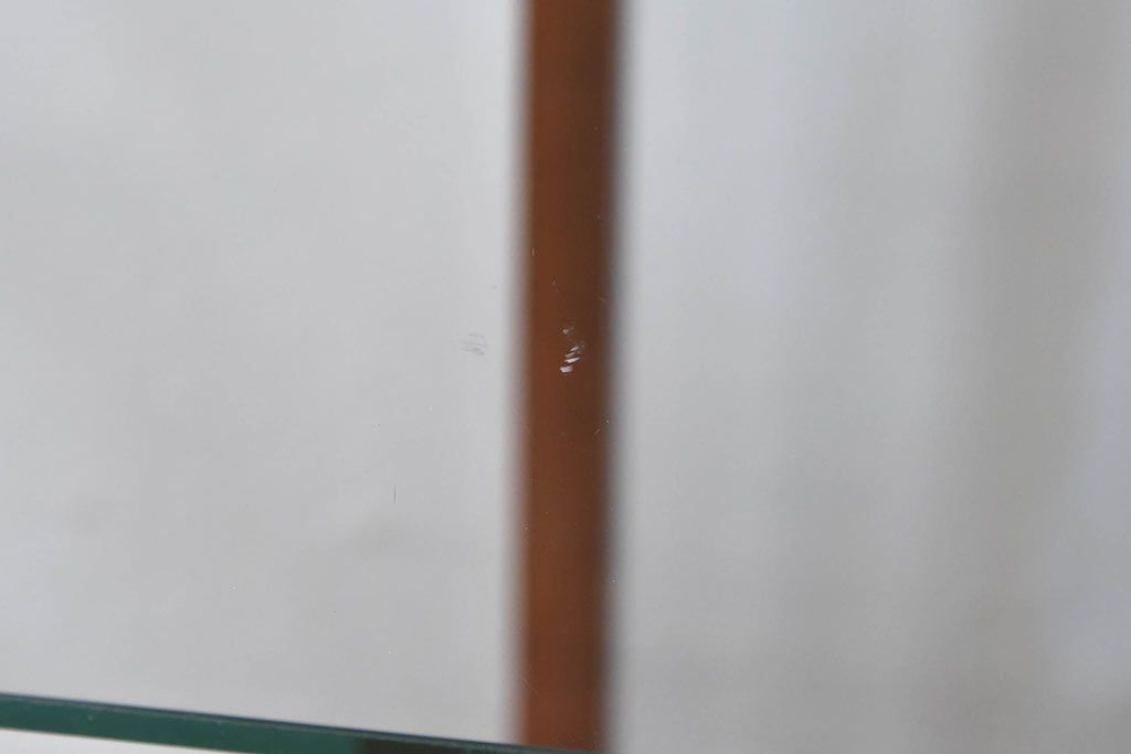 アンティーク家具　最高級レア品　当時物ガラス入り!　総ケヤキ材　特大サイズのガラスケース(ショーケース、陳列棚)