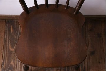 ヴィンテージ家具　飛騨産業　キツツキマーク　上質なデザインのビンテージチェア(椅子)(1)