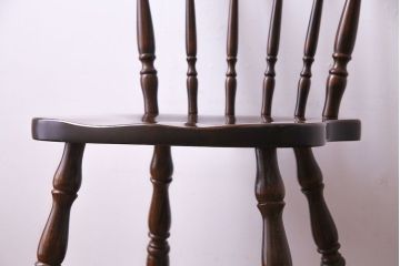 ヴィンテージ家具　飛騨産業　キツツキマーク　上質なデザインのビンテージチェア(椅子)(2)