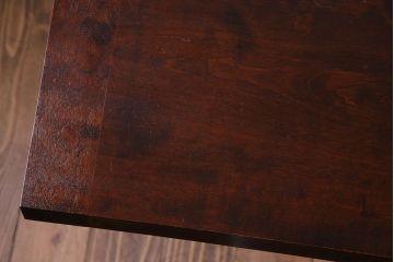 北海道民芸家具　高級感あふれるライティングビューロー(机、引き出し)(定価約34万円)