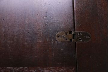 北海道民芸家具　高級感あふれるライティングビューロー(机、引き出し)(定価約34万円)