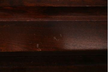 北海道民芸家具　高級感あふれるライティングビューロー(机、引き出し)(定価約34万円)