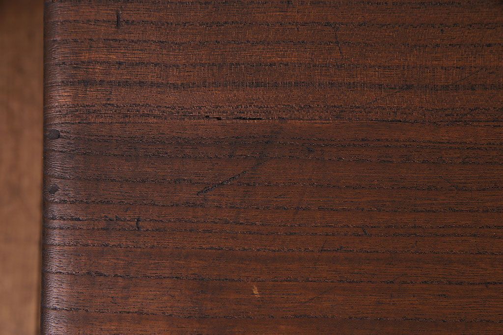 アンティーク雑貨　和製アンティーク　総桐材　渋い風合いが魅力の挟み箱(木箱、収納箱)