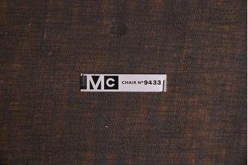 北欧ビンテージ家具　McIntosh(マッキントッシュ)No.9433　シックな北欧スタイルにおすすめのダイニングチェア(ワークチェア、椅子)