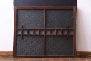 昭和レトロ　ダイヤガラスが懐かしい雰囲気を高めるフィックス窓(FIX、はめ殺し戸、ガラス戸、明り取り)